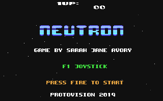 Neutron (Homebrew) — Title screen